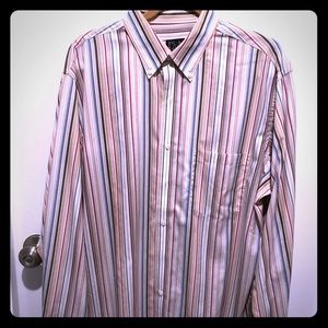 Jos A Bank Striped Shirt